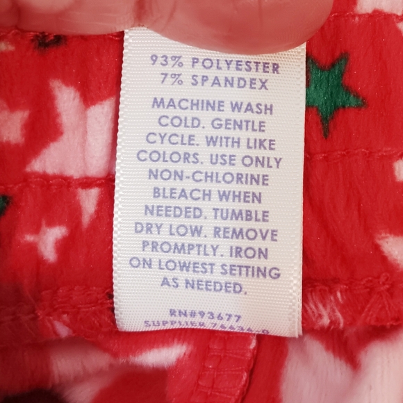 3X Sleep Chic 2pc Pajama Set Star Print - Picture 5 of 6